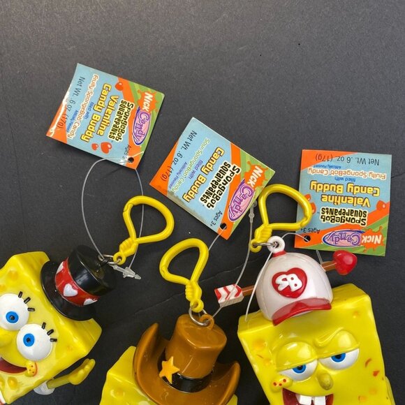 7 Vintage SpongeBob Candy Buddies - Nickelodeon - Valentines, Easter, Movies - Picture 9 of 16